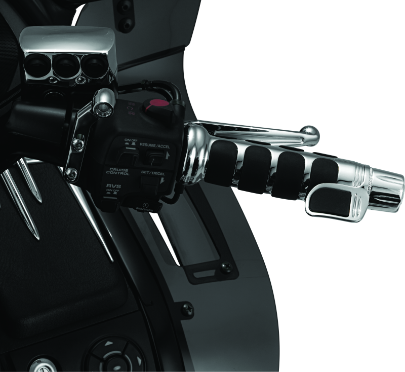 Kuryakyn 6310 - KUR6310 - Kuryakyn Contoured ISO Throttle Boss For GL1800 Models Chrome - Shipped in Europe - Tuningsupply.com