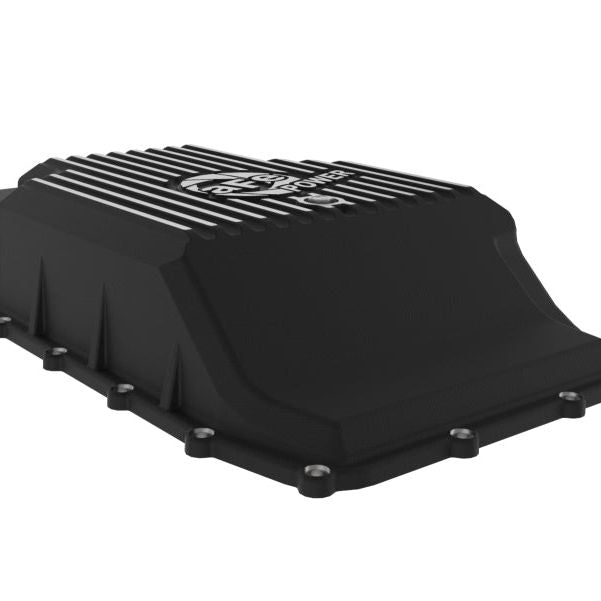 aFe 46-71330B - AFE46-71330B - aFe 17-24 Ford F-150 10R60/10R80 Pro Series Rear Transmission Pan Black w/ Machined Fins - Shipped in Europe - Tuningsupply.com