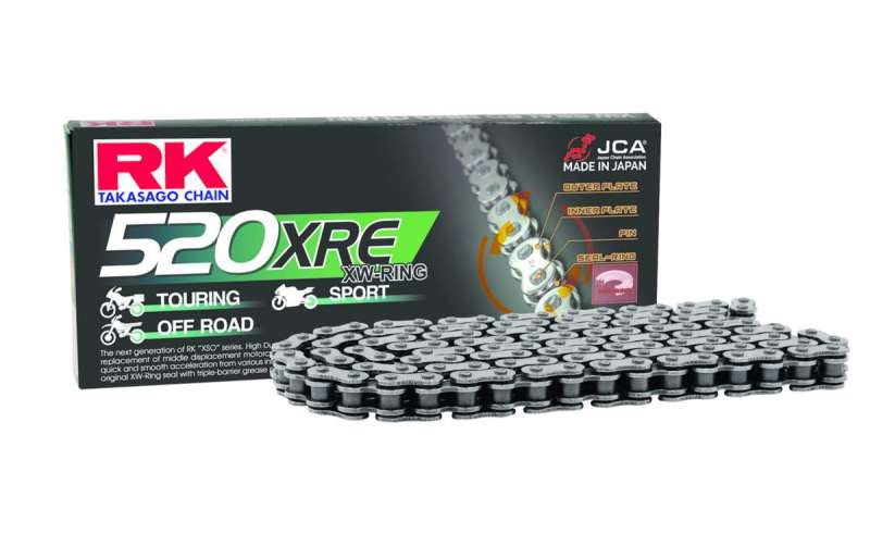 RK Chain 520XRE-108 - RKC520XRE-108 - RK Chain 520XRE-108L XW-RING NATURAL - Shipped in Europe - Tuningsupply.com