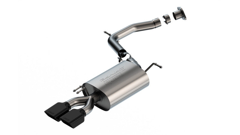Borla 11979BC - BOR11979BC - Borla 2023 Hyundai Palisade/20-22 Kia Telluride 3.8L V6 S-Type Axle-Back Exhaust w/ Black Chrome Tip - Shipped in Europe - Tuningsupply.com