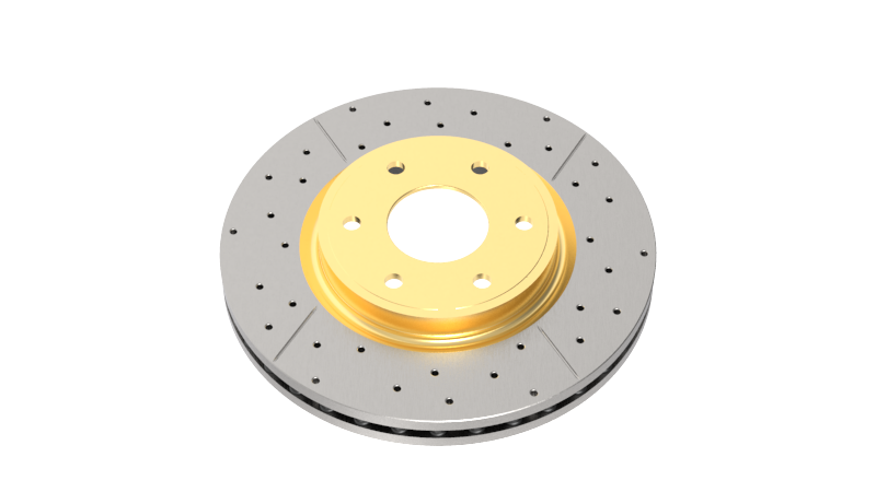 DBA DBA655X-10 - DBADBA655X-10 - DBA 02-07 Subaru WRX STi 10 Stud Hole Rear Drilled & Slotted Street Series Rotor - Shipped in Europe - Tuningsupply.com