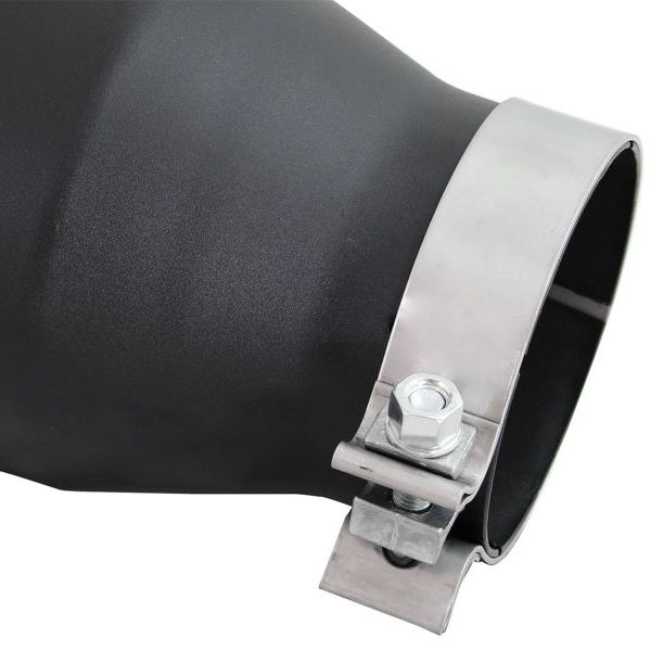 aFe 49T40601-B12 - AFE49T40601-B12 - aFe Diesel Exhaust Tip Bolt On Black 4in Inlet x 6in Outlet x 12in - Shipped in Europe - Tuningsupply.com
