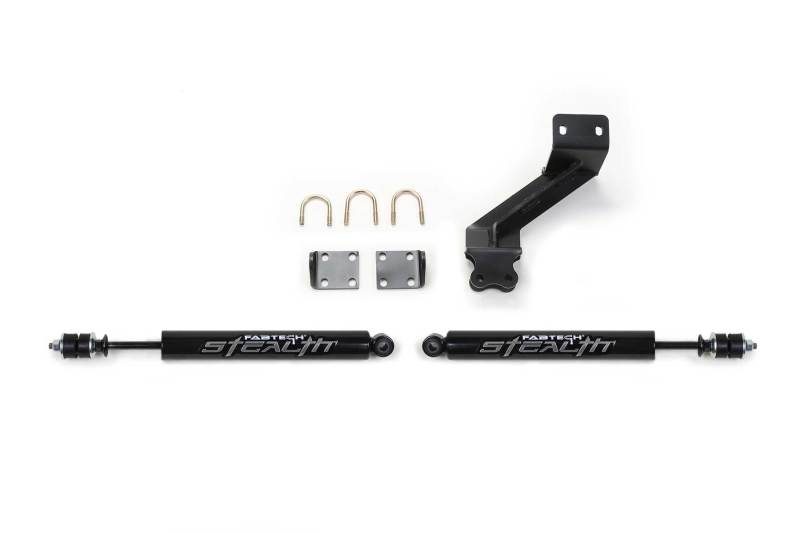 Fabtech FTS8047 - FABFTS8047 - Fabtech 14-18 Ram 2500 & 13-18 Ram 3500 HD Dual Stealth Steering Stabilizer Kit - Shipped in Europe - Tuningsupply.com