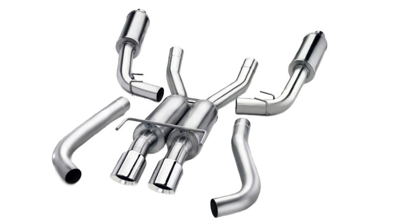 CORSA Performance 14848 - COR14848 - Corsa 2014-2019 Chevy Silverado 1500 5.3L V8 CC / SB 3in Single Side Exit Touring Cat-Back Exhaust - Shipped in Europe - Tuningsupply.com