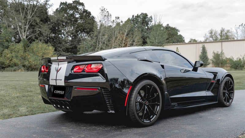 CORSA Performance 14777BLK - COR14777BLK - Corsa 2015-2019 Chevrolet Corvette C7 Z06 6.2L 2.75in Xtreme Axle-Back w/ Dual NPP & Quad Black Tips - Shipped in Europe - Tuningsupply.com
