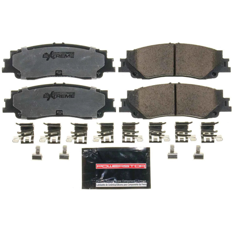 PowerStop Z36-2439 - PSBZ36-2439 - Power Stop 2022 Lexus LX600 Rear Z36 Truck & Tow Brake Pads w/Hardware - Shipped in Europe - Tuningsupply.com