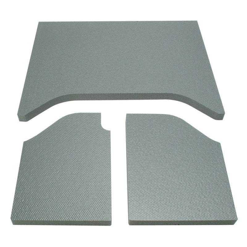DEI 50134 - DEI50134 - DEI 07-10 Jeep Wrangler JK 2-Door Boom Mat Headliner - 3 Piece - Gray - Shipped in Europe - Tuningsupply.com