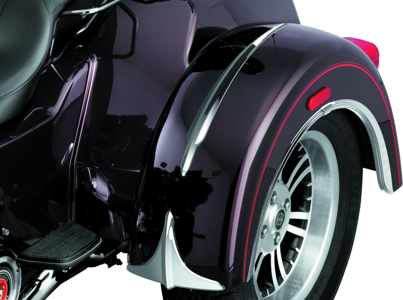 Kuryakyn 7216 - KUR7216 - Kuryakyn Top Fender Accent For Trikes Chrome - Shipped in Europe - Tuningsupply.com