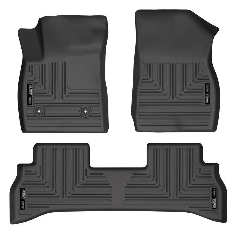 Husky Liners 95171 - HSL95171 - Husky Liners 21-22 Buick Encore GX (RWD) WeatherBeater Front & 2nd Seat Floor Liners - Black - Shipped in Europe - Tuningsupply.com
