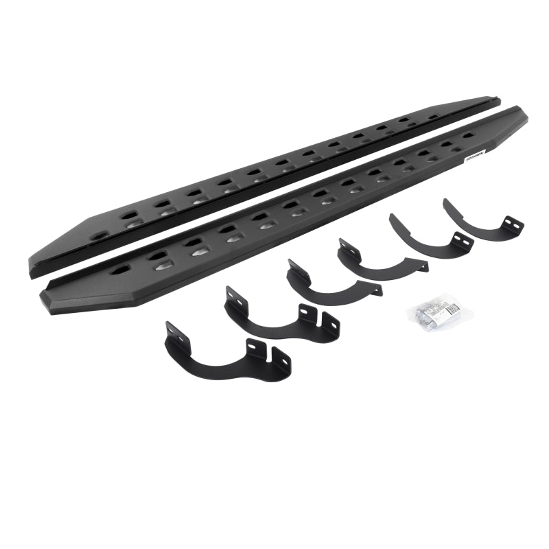 Go Rhino 69442568SPC - GOR69442568SPC - Go Rhino 14-22 Toyota 4Runner (No Ltd/Nghtshd) RB20 Slim Running Boards Kit (w/Brackets) - Tex. Blk - Shipped in Europe - Tuningsupply.com