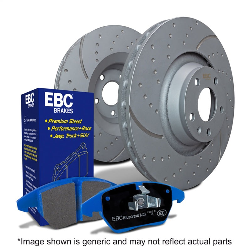 EBC - EBCS6KR1328 - EBC S6 Brake Pad and Rotor Kit - Shipped in Europe - Tuningsupply.com