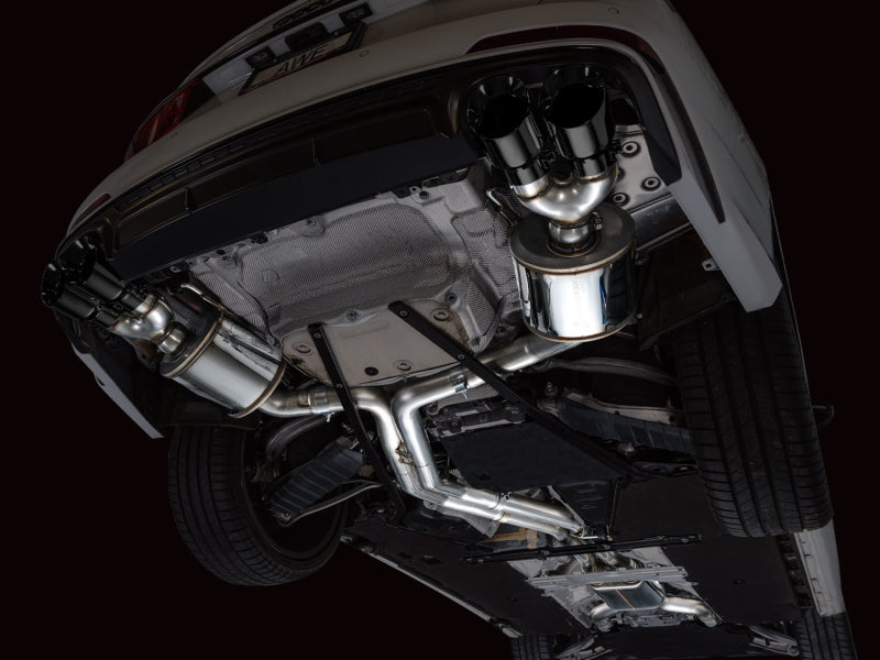 AWE Tuning 3015-43107 - AWE3015-43107 - AWE Tuning 19-23 Audi C8 S6/S7 2.9T V6 AWD Touring Edition Exhaust - Diamond Black Tips - Shipped in Europe - Tuningsupply.com