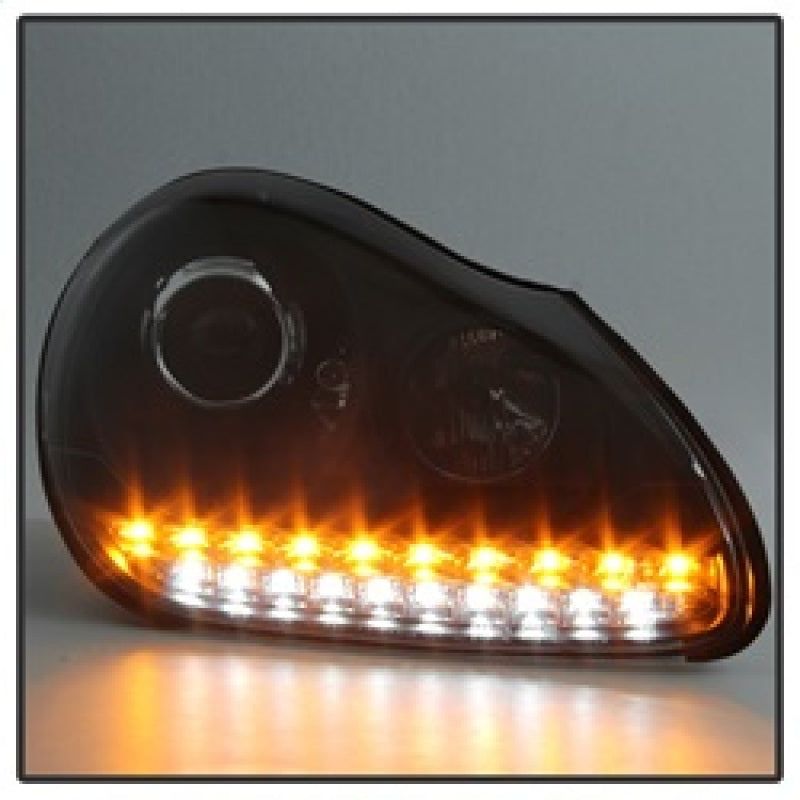 SPYDER 5080967 - SPY5080967 - Spyder Porsche Cayenne 03-06 Projector Xenon/HID Model- DRL LED Blk PRO-YD-PCAY03-HID-DRL-BK - Shipped in Europe - Tuningsupply.com