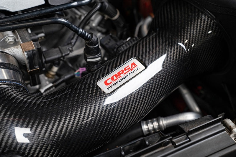 CORSA Performance 44018 - COR44018 - Corsa 16-24 Chevrolet Camaro SS 6.2L V8 Carbon Fiber Open Element Air Intake - Oiled - Shipped in Europe - Tuningsupply.com