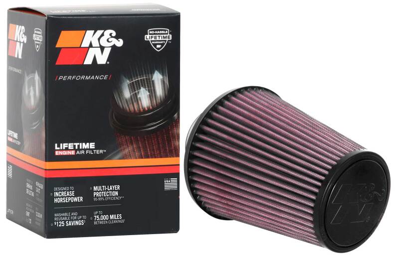 K&N Engineering RU-4700 - KNNRU-4700 - K&N Universal Tapered Filter 3in Flange ID x 6in Base OD x 4in Top OD x 6.75in Height - Shipped in Europe - Tuningsupply.com