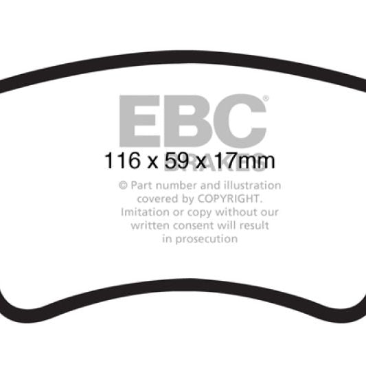 EBC DP51988NDX - EBCDP51988NDX - EBC Brakes Bluestuff Street and Track Day Brake Pads - Shipped in Europe - Tuningsupply.com
