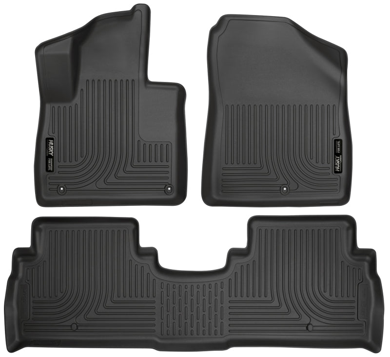 Husky Liners 98691 - HSL98691 - Husky Liners 2016 Kia Sorento WeatherBeater Combo Black Floor Liners - Shipped in Europe - Tuningsupply.com