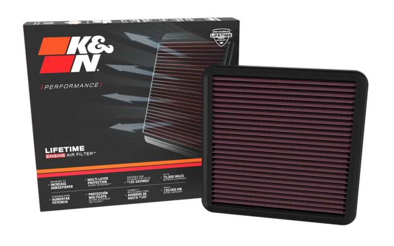 K&N Engineering 33-5131 - KNN33-5131 - K&N 22-23 Hyundai Elantra N 2.0L L4 Replacement Air Filter - Shipped in Europe - Tuningsupply.com