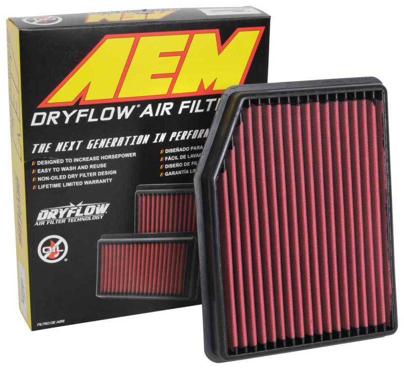 AEM Induction 28-50083 - AEM28-50083 - AEM 2019 Chevrolet Silverado 1500 V8-5.3L F/I DryFlow Air Filter - Shipped in Europe - Tuningsupply.com