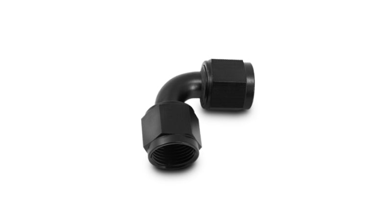 Vibrant 10737 - VIB10737 - Vibrant -20AN Female 90 Degree Union Adapter (AN to AN) - Anodized Black - Shipped in Europe - Tuningsupply.com