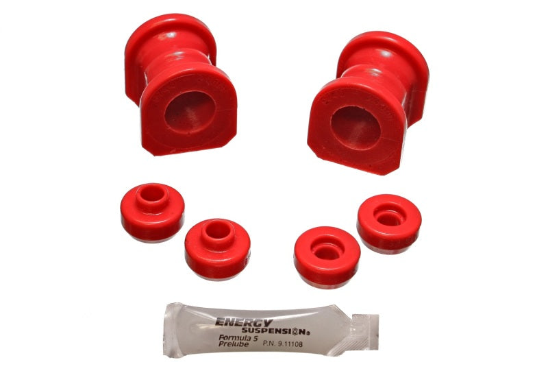 Energy Suspension 7.5123R - ENG7.5123R - Energy Suspension 89-94 Nissan 240SX (S13) Red 25mm Front Sway Bar Bushing Set - Shipped in Europe - Tuningsupply.com