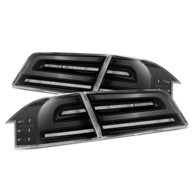 AlphaRex 601110 - ARX601110 - AlphaRex 12-21 Tesla Model S LUXX-Series LED Tail Lights - Alpha-Black - Shipped in Europe - Tuningsupply.com