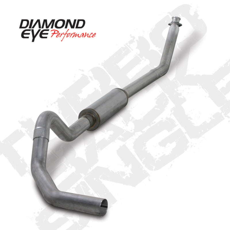 Diamond Eye Performance - DEPK4212A - Diamond Eye KIT 4in Turbo Back SGL AL: 98.5-02 DODGE CUMMINS 5.9L - Shipped in Europe - Tuningsupply.com