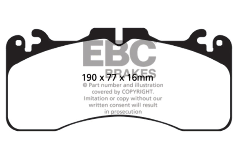 EBC DP51867NDX - EBCDP51867NDX - EBC 2016+ Lexus GS-F Bluestuff Front Brake Pads - Shipped in Europe - Tuningsupply.com