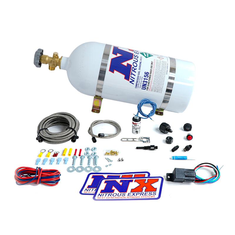 Nitrous Express ML2100 - NEXML2100 - Nitrous Express Mainline Instaboost Dry Nitrous System (w/10lb Bottle) - Shipped in Europe - Tuningsupply.com