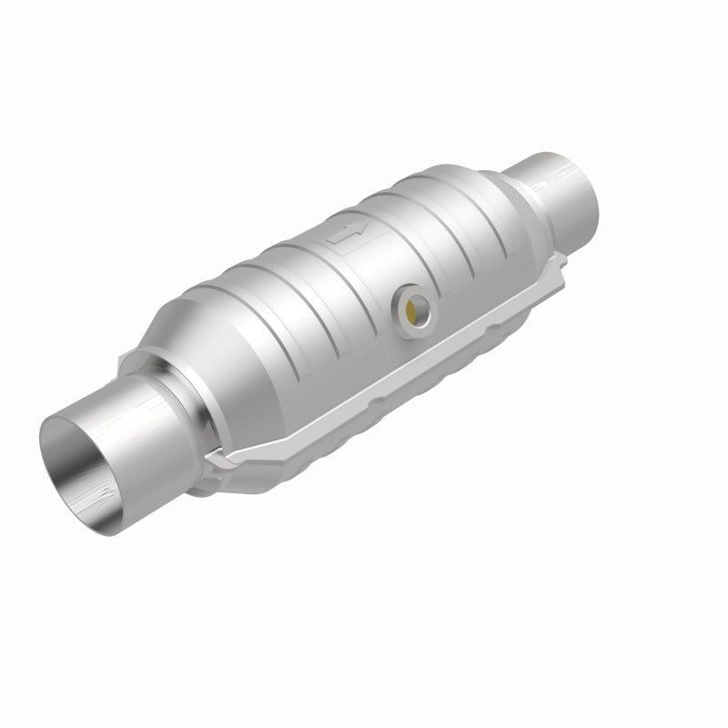 Magnaflow 51355 - MAG51355 - MagnaFlow Conv Univ 2.25in Inlet/Outlet Center/Center Round 11in Body L x 5.125in W x 15in Overall L - Shipped in Europe - Tuningsupply.com