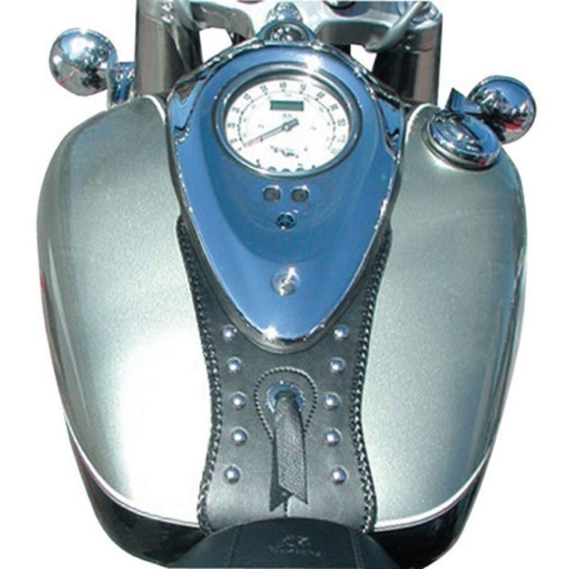 Mustang Motorcycle 93152 - MMP93152 - Mustang 99-15 Yamaha Road Star 1600/1700 Tank Bib w/Studs - Black - Shipped in Europe - Tuningsupply.com