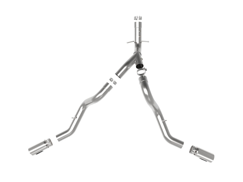 aFe 49-44126-P - AFE49-44126-P - aFe Large Bore-HD 4in 409SS DPF-Back Exhaust System w/Polished Tips 20 GM Diesel Trucks V8-6.6L - Shipped in Europe - Tuningsupply.com