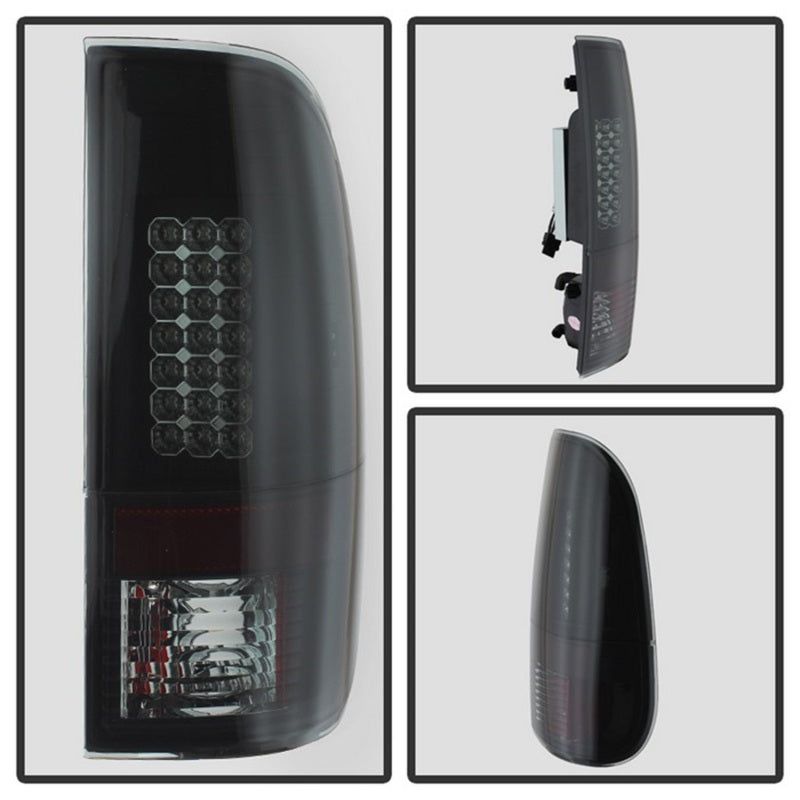 SPYDER 5078179 - SPY5078179 - Spyder Ford F150 side 97-03/F250 Super Duty 99-07 LED Tail Lights Blk Smke ALT-YD-FF15097-LED-BSM - Shipped in Europe - Tuningsupply.com