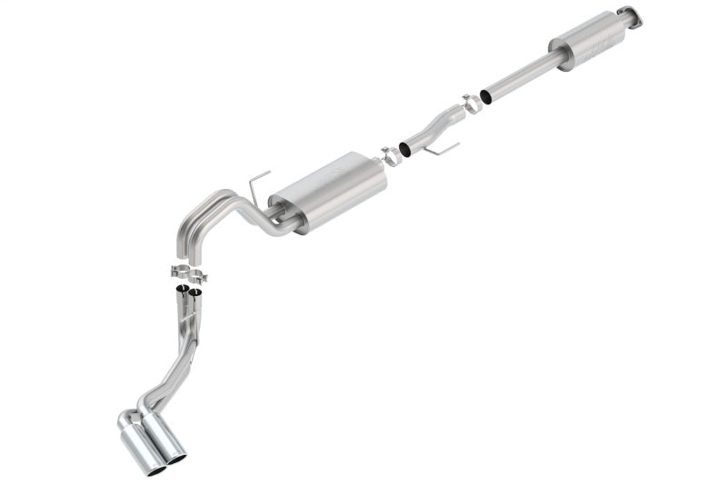 Borla 140618 - BOR140618 - Borla 15-16 Ford F-150 3.5L EcoBoost Ext. Cab Std. Bed Catback Exhaust S-Type Truck Side Exit - Shipped in Europe - Tuningsupply.com