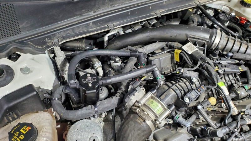 J&L 3079P-B - JLT3079P-B - J&L 17-20 Lincoln Continental/MKZ 3.0L EcoBoost Passenger Side Oil Separator 3.0 - Black Anodized - Shipped in Europe - Tuningsupply.com