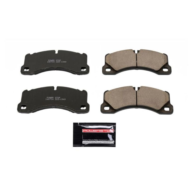 PowerStop Z23-1349 - PSBZ23-1349 - Power Stop 2008 Porsche Cayenne Front Z23 Evolution Sport Brake Pads w/Hardware - Shipped in Europe - Tuningsupply.com
