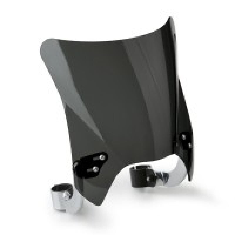 National Cycle N2839-002 - NATN2839-002 - National Cycle Fits 44-51 mm. O.D. Mohawk Black Hardware/Straight Bracket/Windshield-Dark Tint - Shipped in Europe - Tuningsupply.com