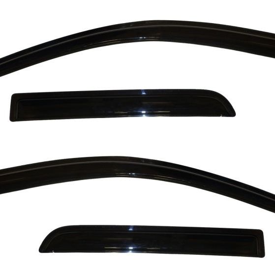 AVS 94191 - AVS94191 - AVS 11-13 Mitsubishi Outlander Sport Ventvisor Outside Mount Window Deflectors 4pc - Smoke - Shipped in Europe - Tuningsupply.com