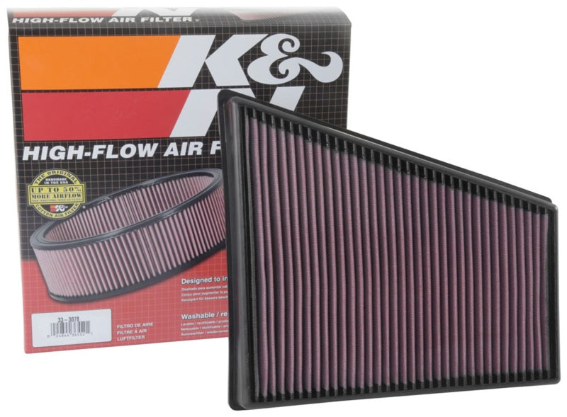 K&N Engineering 33-3078 - KNN33-3078 - K&N 16-18 Porsche 718 Boxster H4-2.0L Drop In Air Filter - Shipped in Europe - Tuningsupply.com