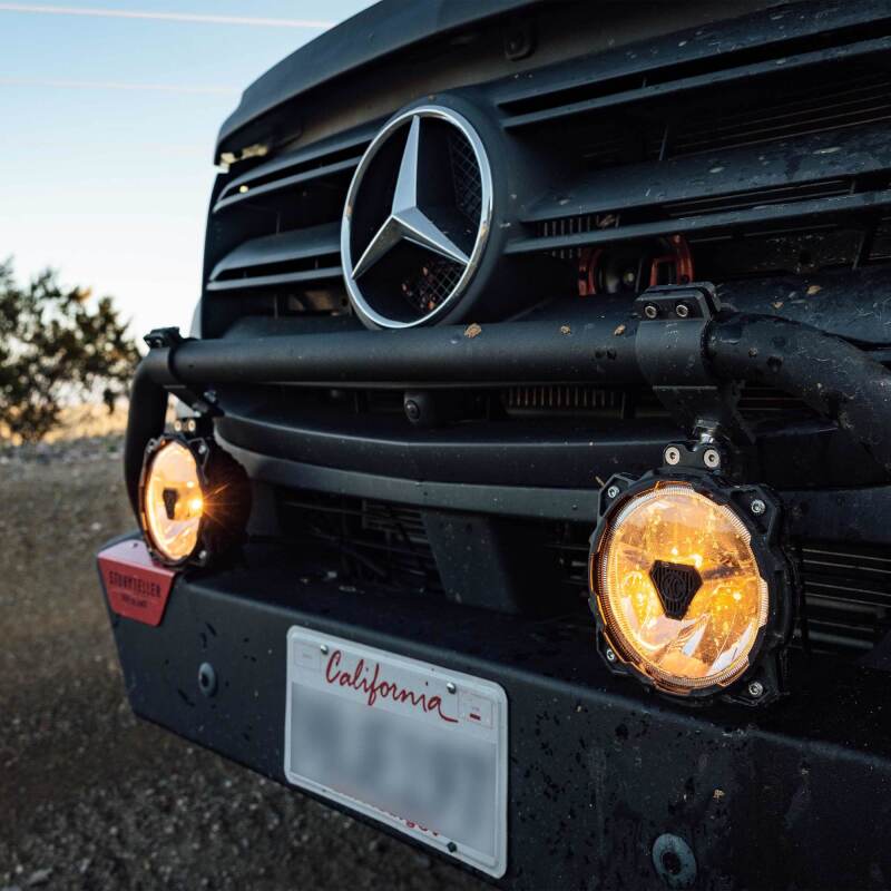 KC HiLiTES 91405 - KCL91405 - KC HiLiTES Gravity Titan LED 6in. - Pair Pack (SAE Driving Beam) - Shipped in Europe - Tuningsupply.com