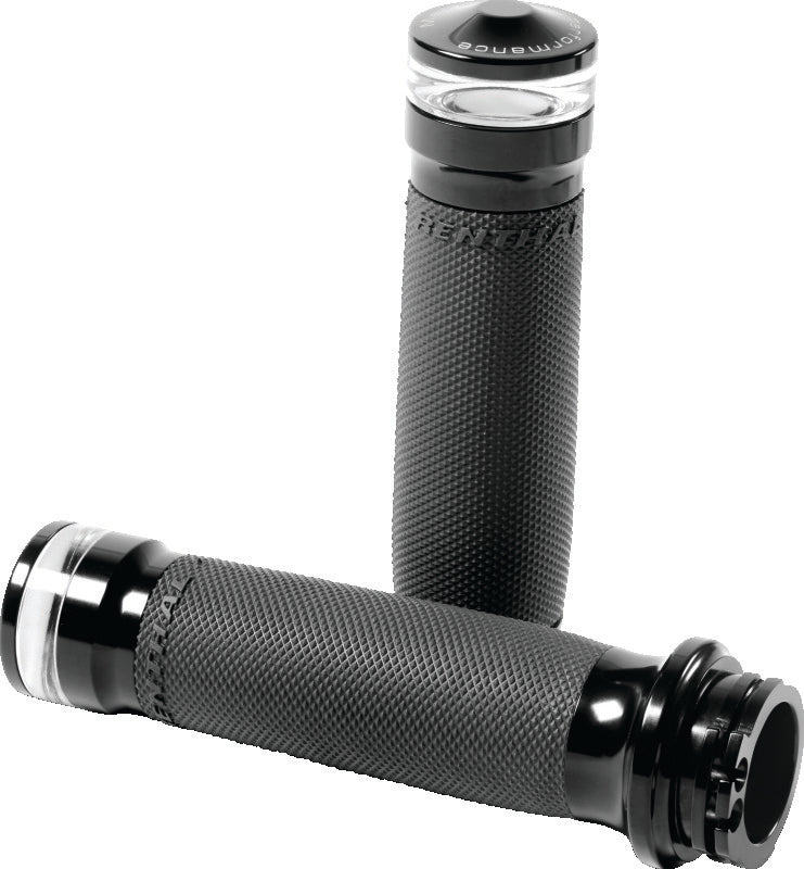 Performance Machine 0063-2101M-B - PFM0063-2101M-B - Performance Machine Contour Led Handle Grip Set - Black Ano - Shipped in Europe - Tuningsupply.com