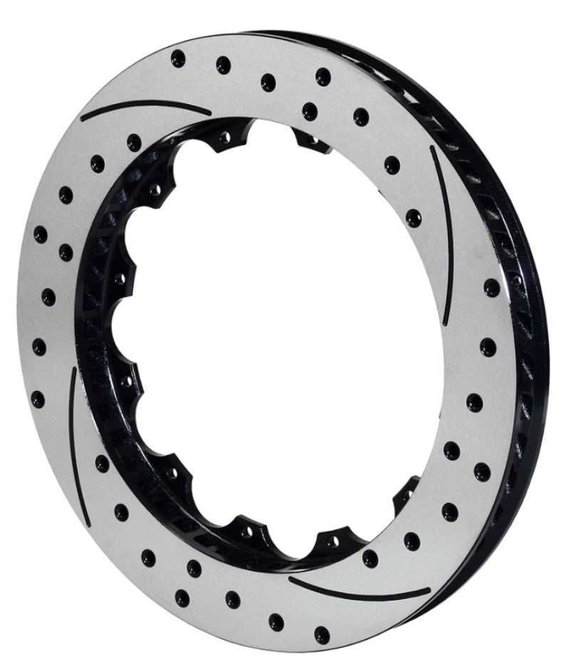 Wilwood 160-14635-BK - WIL160-14635-BK - Wilwood Rotor GT Curved Vane Rotor Spec-37 Iron 72 CV 12 x 8.75 Right Hand Side - Shipped in Europe - Tuningsupply.com