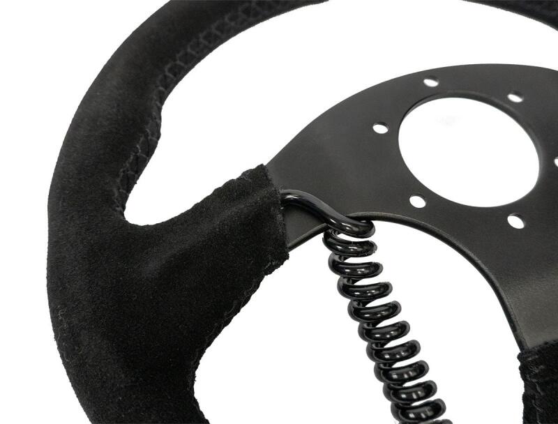 PRP Seats G250-H - PRPG250-H - PRP Heated Comp-R Suede Steering Wheel - Black - Shipped in Europe - Tuningsupply.com