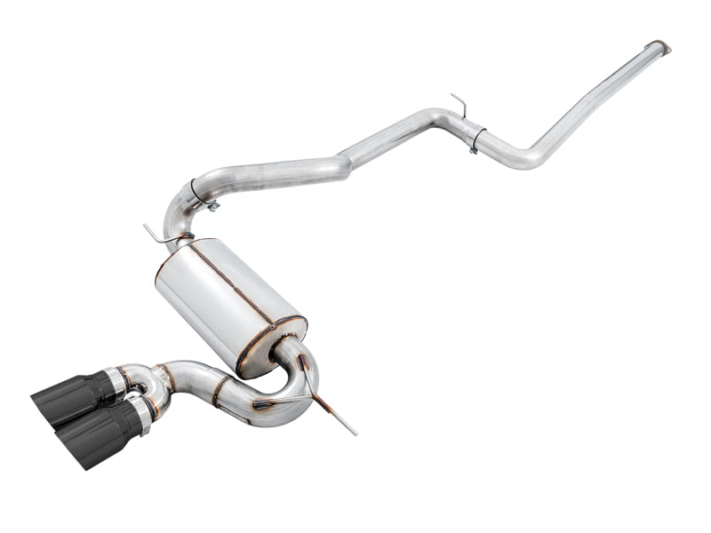 AWE Tuning 3015-33092 - AWE3015-33092 - AWE Tuning Ford Focus ST Touring Edition Cat-back Exhaust - Non-Resonated - Diamond Black Tips - Shipped in Europe - Tuningsupply.com