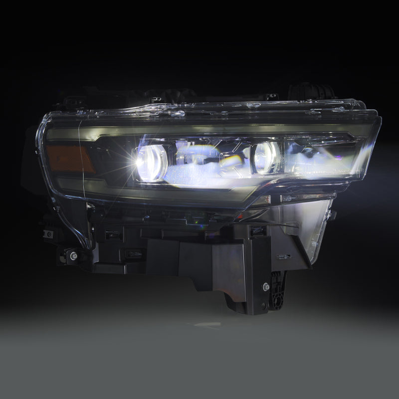 AlphaRex 880906 - ARX880906 - AlphaRex 25-26 Dodge Ram 1500 Luxx LED Proj Headlights -Alpha Black w/Activ Lit/Seq Signal/Switchbk - Shipped in Europe - Tuningsupply.com
