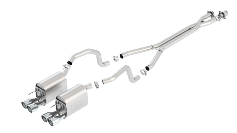 Borla 140414 - BOR140414 - Borla 09-11 Chevrolet Corvette 6.2L V8 Aggressive ATAK Catback Exhaust - Shipped in Europe - Tuningsupply.com