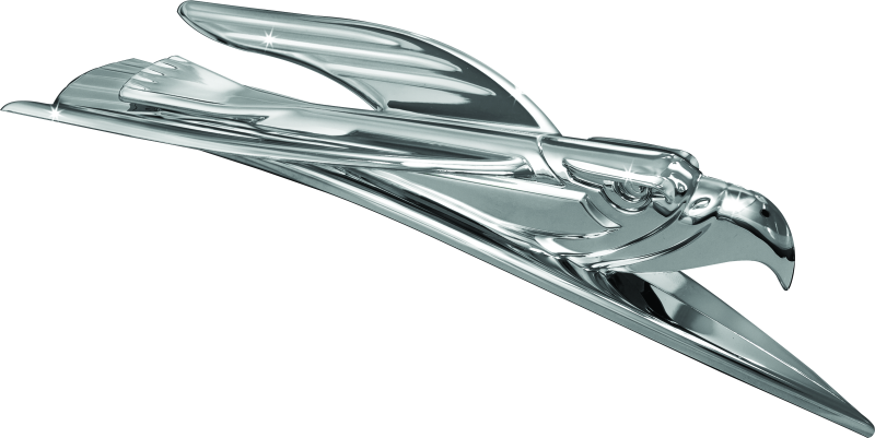 Kuryakyn 7333 - KUR7333 - Kuryakyn Deco Eagle Fender Ornament 01-22 Honda GL1800 Chrome - Shipped in Europe - Tuningsupply.com