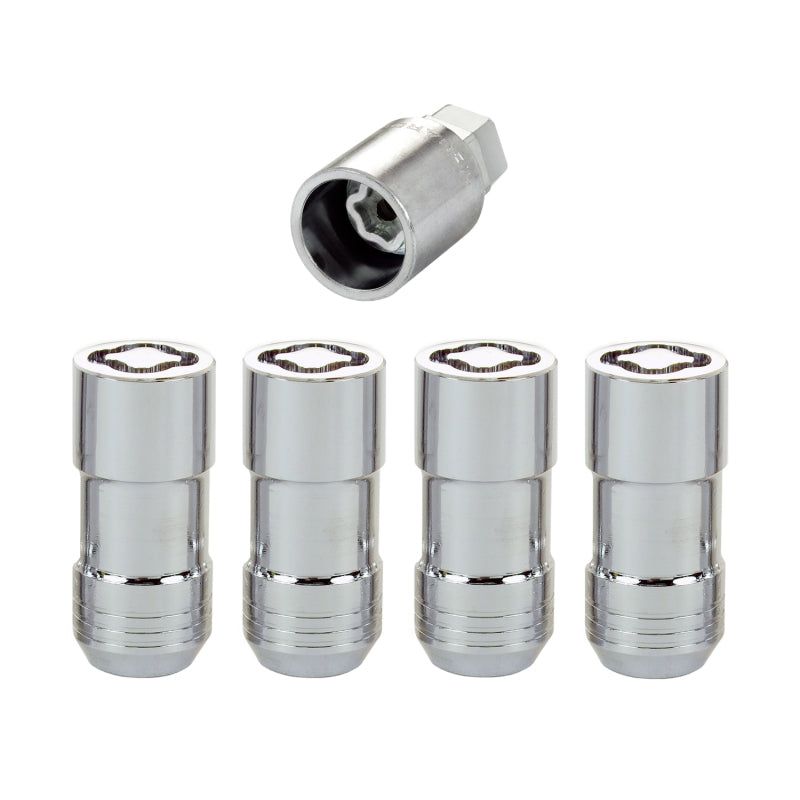 McGard 24210 - MCG24210 - McGard Wheel Lock Nut Set - 4pk. (Cone Seat) M14X1.5 / 21mm & 22mm Dual Hex / 1.965in. L - Chrome - Shipped in Europe - Tuningsupply.com