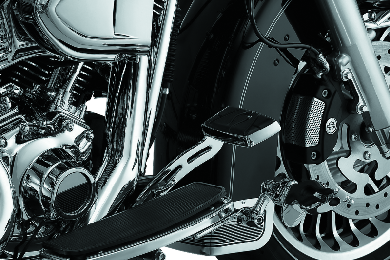 Kuryakyn 1071 - KUR1071 - Kuryakyn Extended Brake Pedal Girder 08-13 Touring Chrome - Shipped in Europe - Tuningsupply.com