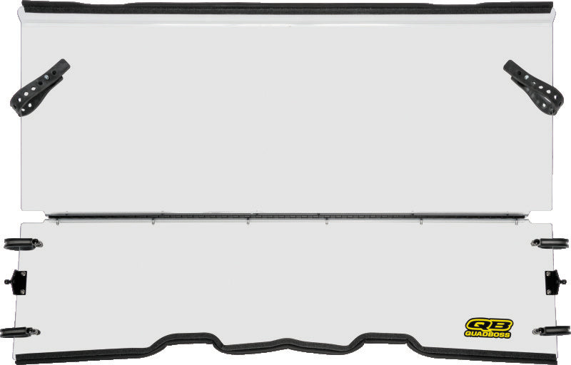 QuadBoss 375646 - QBS375646 - QuadBoss 10-14 Polaris Ranger 400 Folding Windshield - Shipped in Europe - Tuningsupply.com